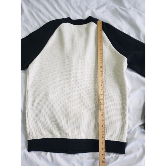 Scotch & Soda Black and White Bomber Jacket - Picture 12 of 14